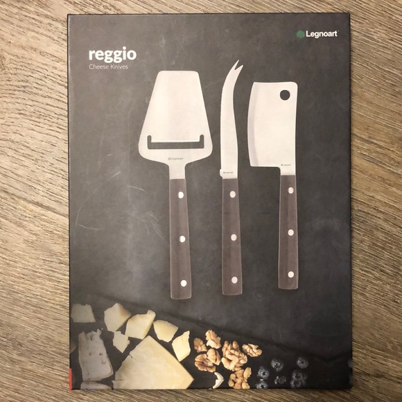 Brand 🆕🔥👨🏻‍🍳🔥 LEGNOART Reggio cheese knives set - Picture 1 of 17